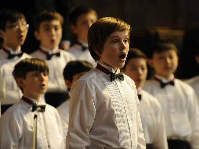 Plenty of musical interludes ... Garrett Wareing stars as Stet in film Boychoir. Picture: Myles Aronowitz