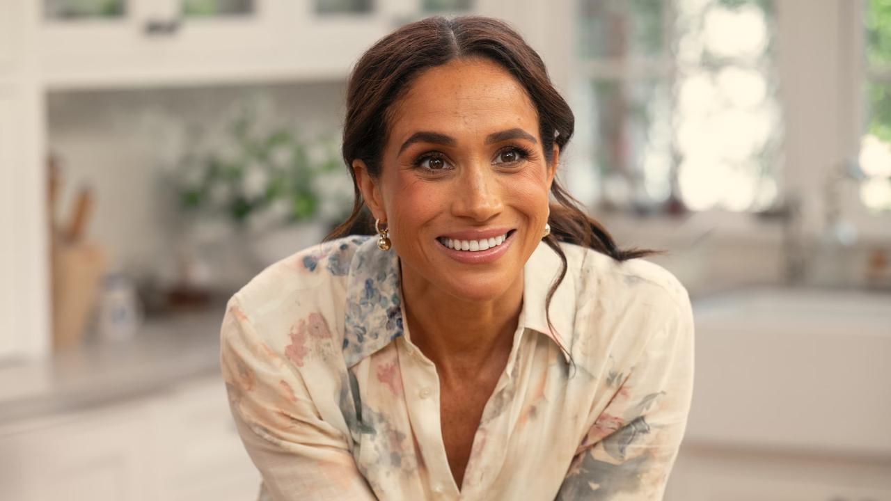 Meghan Markle on the set of her Netflix series 'With Love, Meghan'. Picture: Jake Rosenberg / Netflix