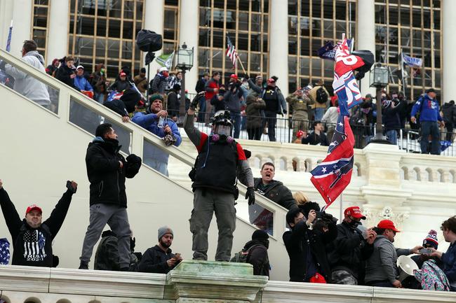 WASHINGTON, DC: Protesters gather outside the U.S. Capitol Building. Pictire: Tasos Katopodis/Getty Images/AFP