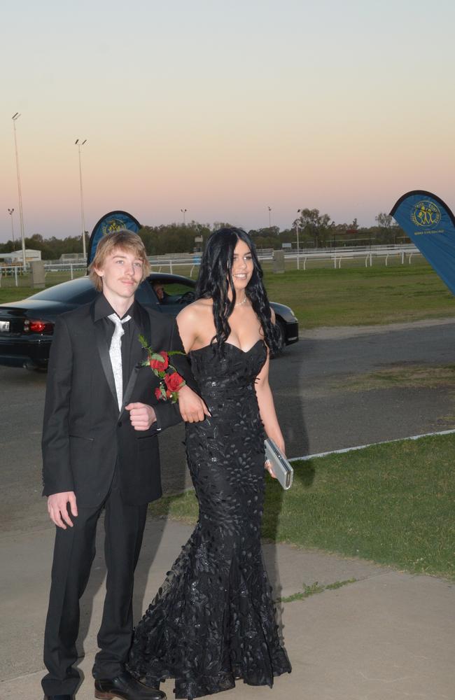 Roma State College formal 2024. Chelsea McDonald and Jack Watson.