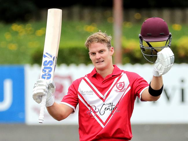 Macdonald is no stranger to scoring centuries. (Photo by Jeremy Ng/Newscorp Australia)