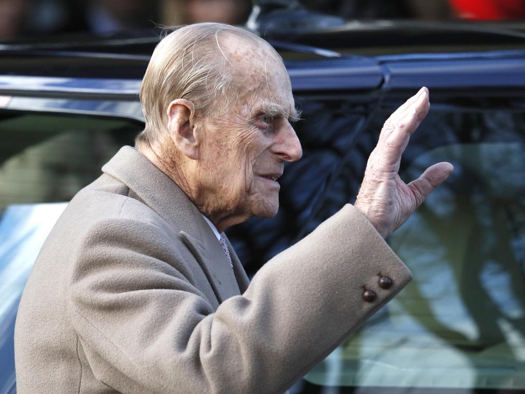 Britain's Prince Philip, who has not been seen in public since the car crash. Picture: AP