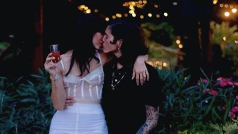 Ruby was congratulating Jess on her new romance with Kai Carlton. Picture: Instagram/@jessicaveronica