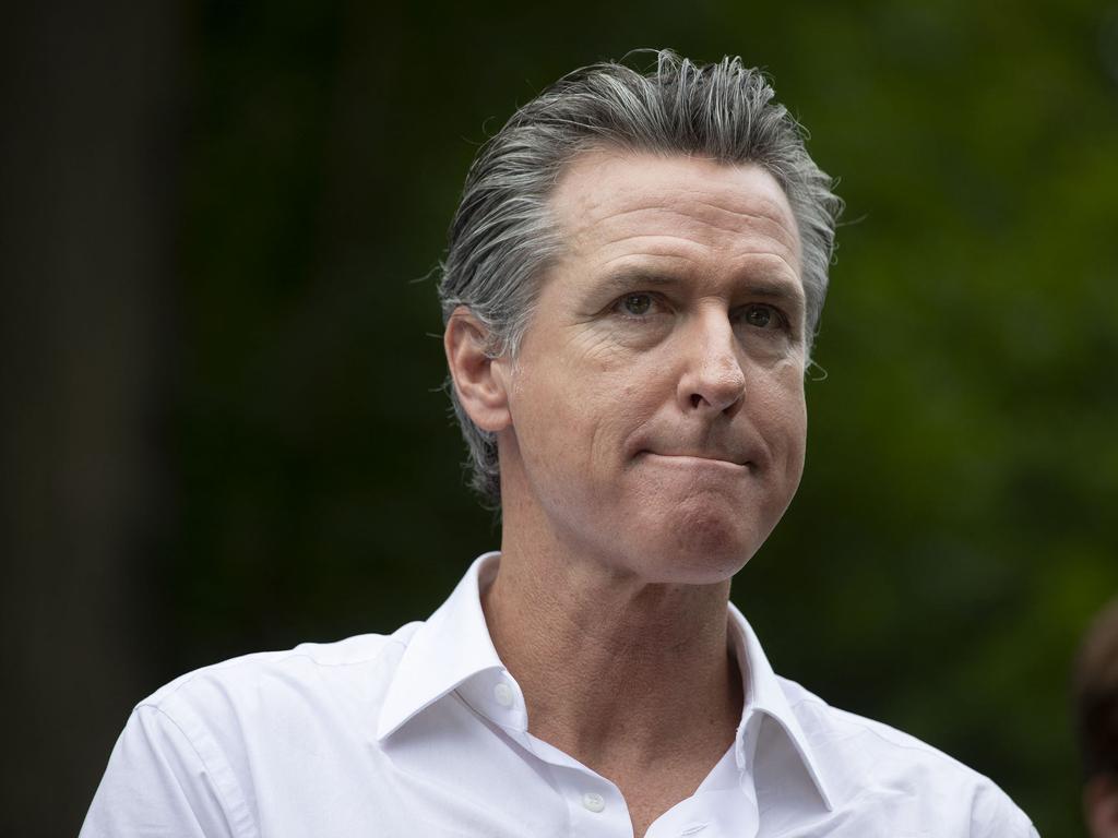 California Governor Gavin Newsom has long been considered a contender. Picture: Getty Images