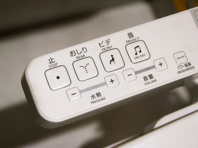 Japanese toilets are often equipped with features like automatic lid opening, personalised bidet settings, and even built-in deodorisers. Picture: iStock