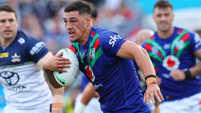 Jamayne Taunoa-Brown in action for the Warriors. Picture: NRL Photos