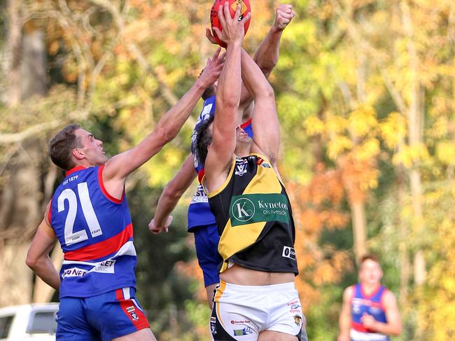 Nathan Thompson in action against Gisborne in Round 2. Picture: Aaron Cook