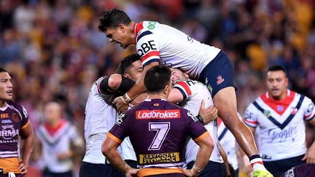 The Roosters looked to have pinched the victory.