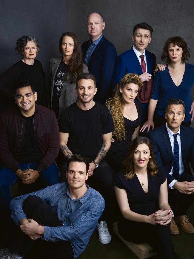 The 10 comedians that will feature in the Amazon Original special: (L-R) Judith Lucy, Zoë Coombs Marr, Tom Gleeson, Frank Woodley, Anne Edmonds, Dilruk Jayasinha, Tommy Little, Alice Fraser, Colin Lane, Tom Walker and Celia Pacquola. (Picture: Amazon Prime)