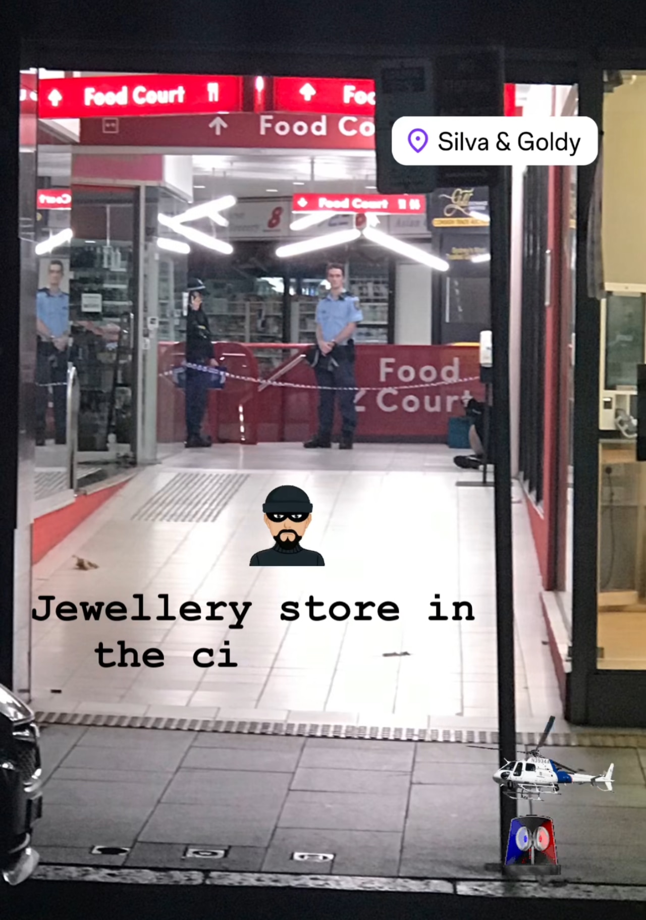CBD jeweller allegedly robbed