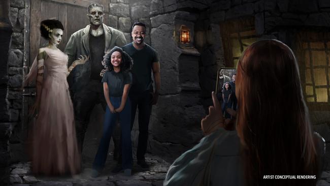 Maybe the monsters aren't completely scary. Photo: Universal Epic Universe
