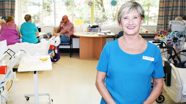 Anne Marie Daly supports her patients by visiting them at their bedsides.