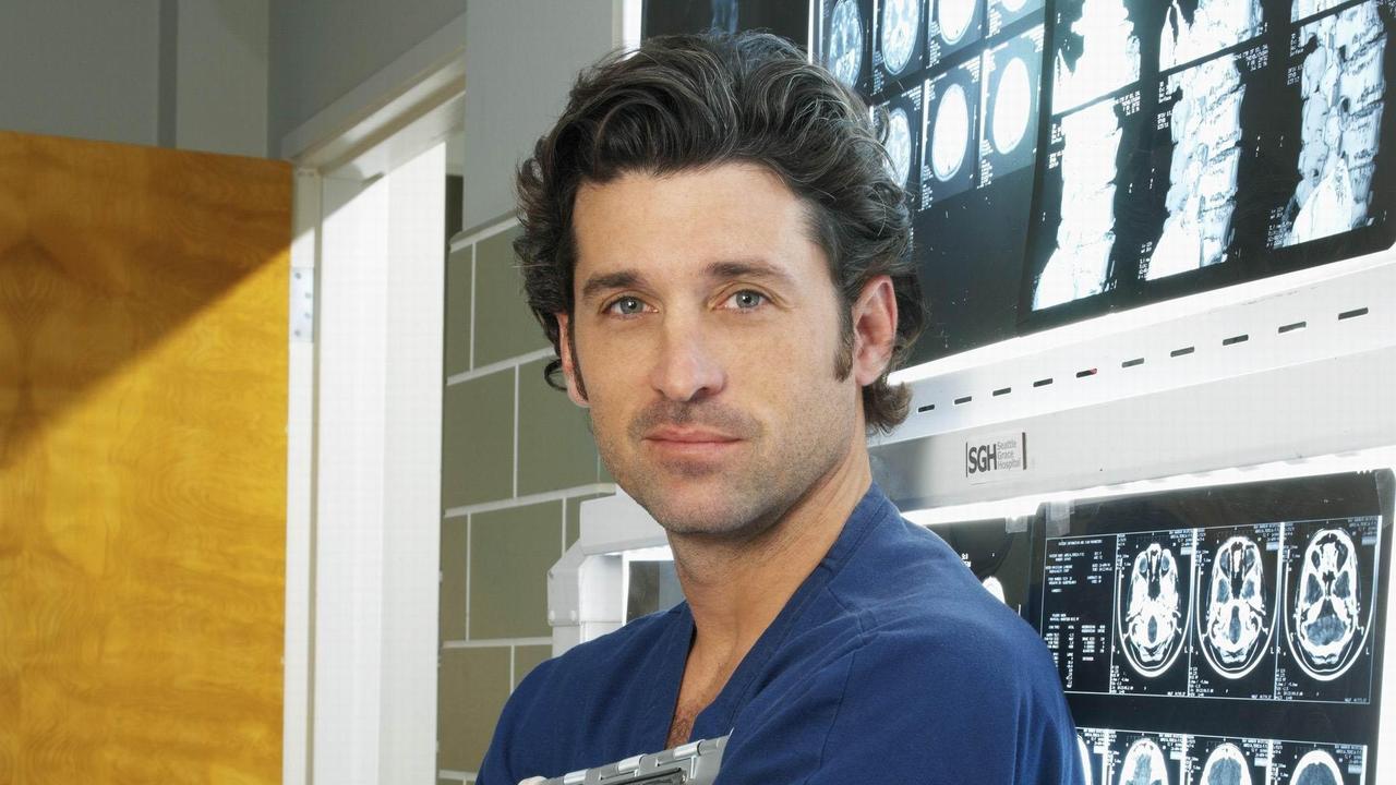 Which TV drama featured Patrick Dempsey in nearly 250 episodes?