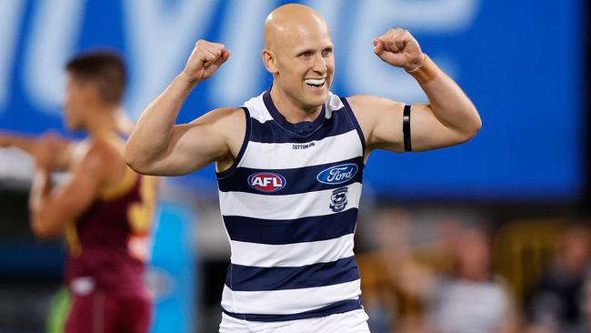 Gary Ablett of the Geelong Cats set to play in the NTFL. Picture: Michael Willson/AFL Photos via Getty Images