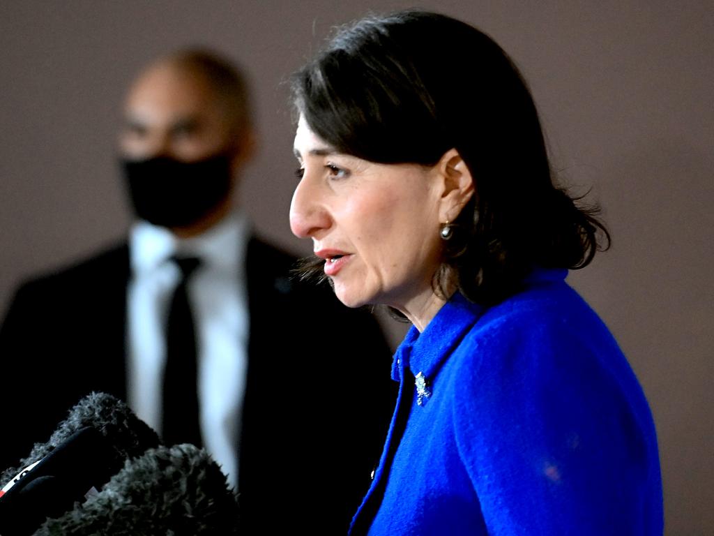 Premier Gladys Berejiklian hinted that schools could return earlier than planned. Picture: NCA NewsWire / Jeremy Piper