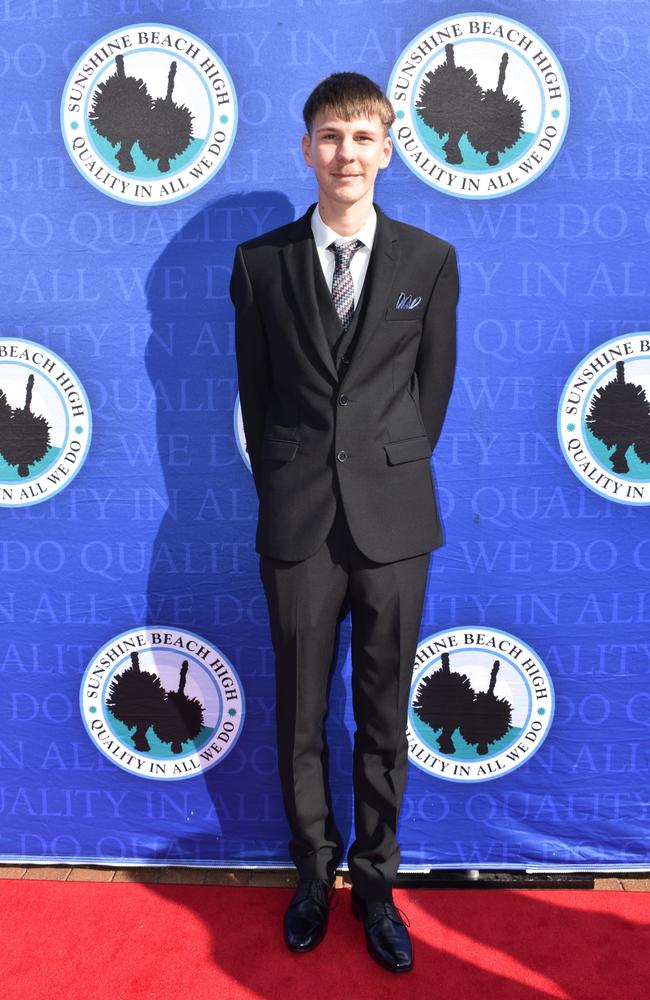 A student at the Sunshine Beach State High School formal 2024.