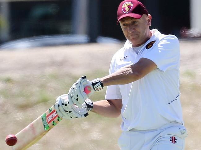 Nick Christides scored another ton for Delacombe Park on Saturday. Picture: Yuri Kouzmin. 