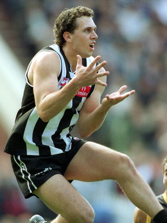 Nick Davis was a father-son pick for the Magpies.