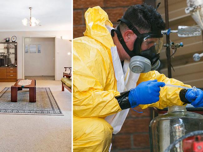 A Sydney home was turned into a drug lab by its tennants.