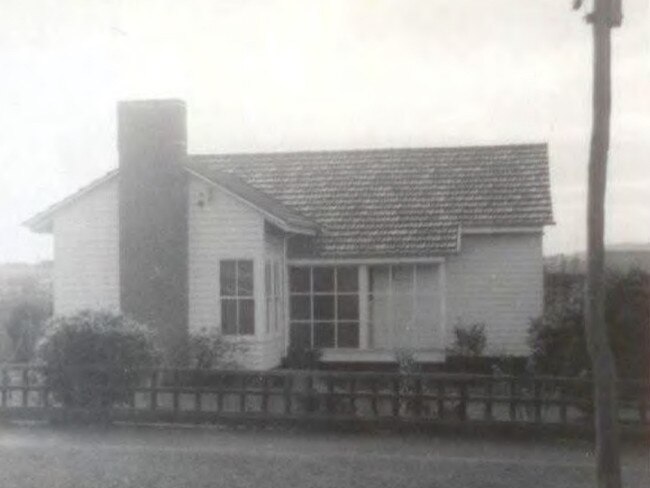 Bernard Salt‘s Terang house in 1960. Picture: Supplied