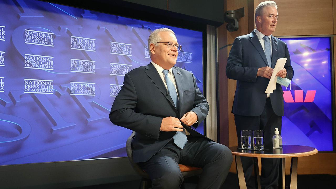 Scott Morrison has refused to apologise to voters for his handling of the pandemic. Picture: NCA/ Gary Ramage