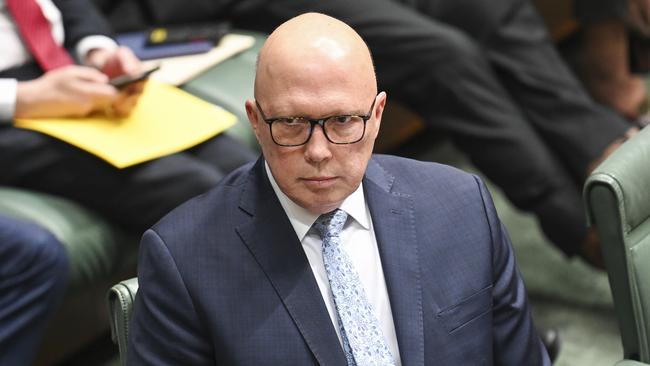 Opposition Leader Peter Dutton. Picture: NewsWire / Martin Ollman