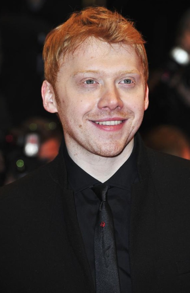 Rupert Grint, brilliant in red at the 'The Necessary Death of Charlie Countryman' premiere.