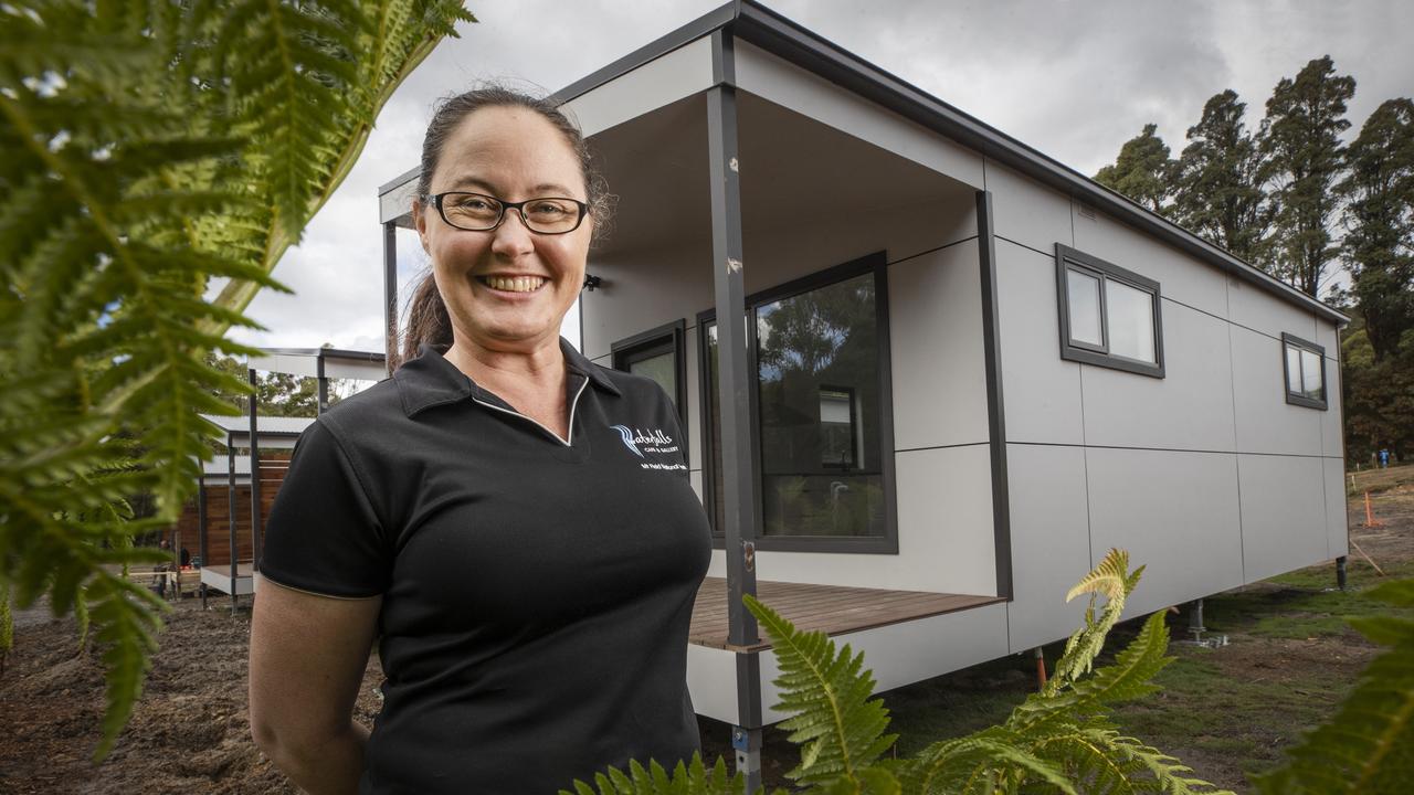 Waterfalls Cafe & Gallery owner Rachel Power. Picture: Chris Kidd