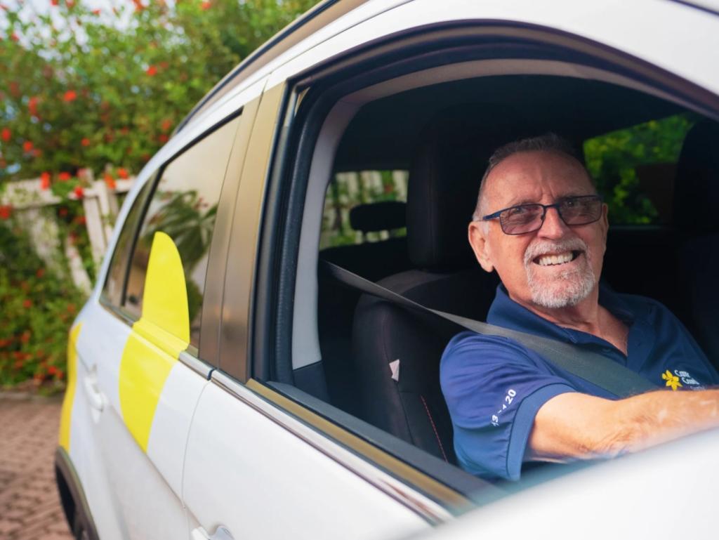 Volunteer Dave taking part in the Transport to Treatment Program