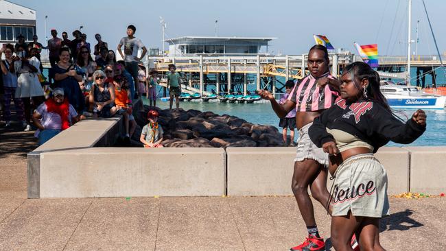 Pride Parade takes off in Darwin City, 2024. Picture: Pema Tamang Pakhrin