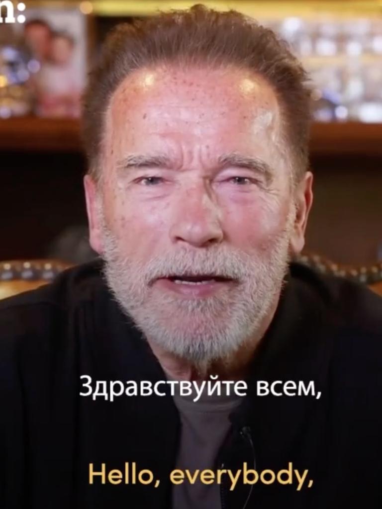 Arnie spoke candidly about his own family in the video.