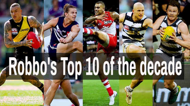 Robbo's Top 10 of the decade