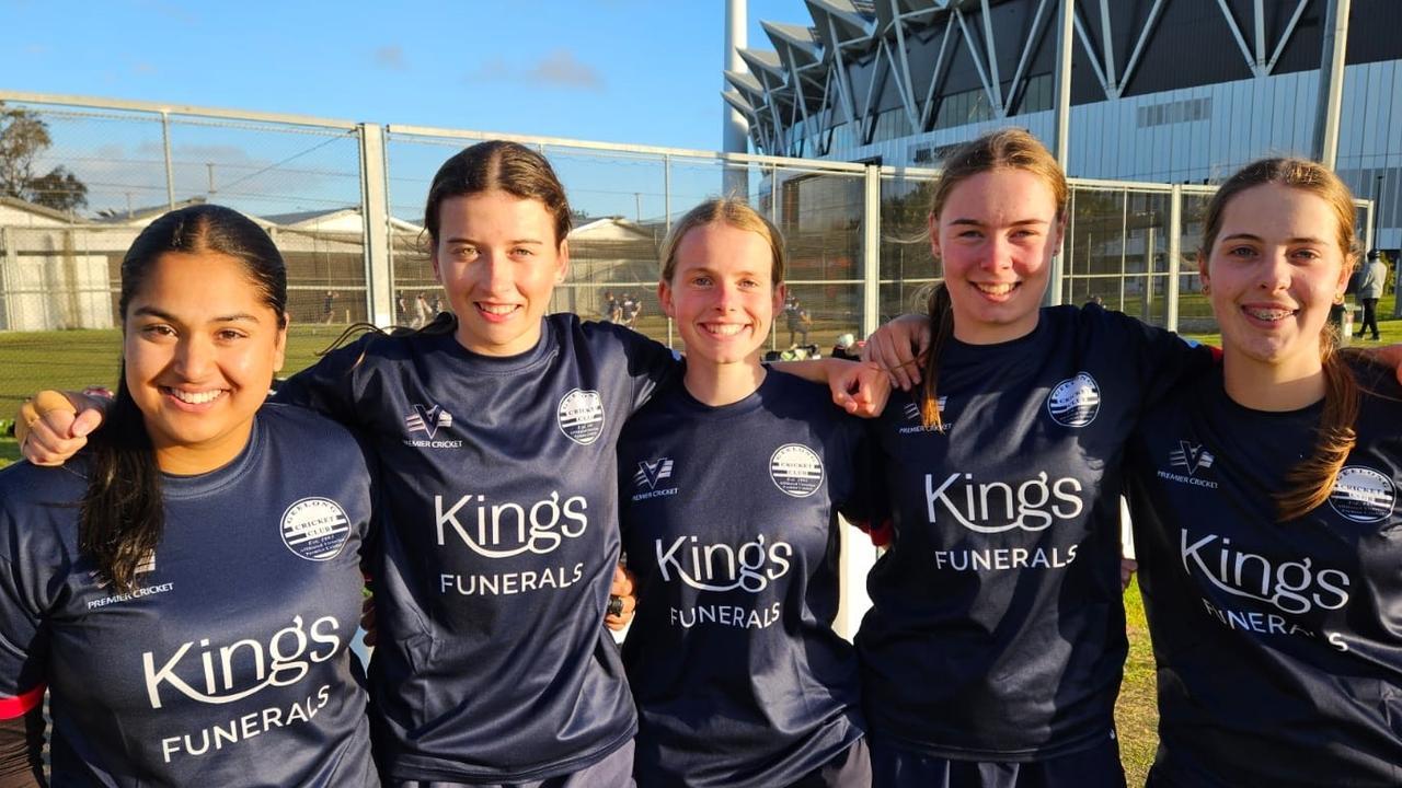 Gurveer Padam, Chloe Sewell, Annie Taylor, Sarah Burton and Ally Croft have made the under-16 Country Victorian and Metro teams.