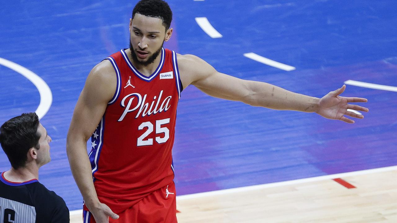 Simmons could go the whole NBA season without playing a game. Photo: Tim Nwachukwu/Getty Images/AFP