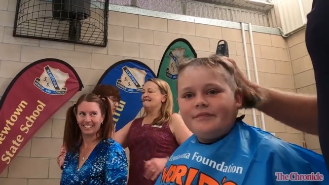 Ethan and mum participate in World's Greatest Shave