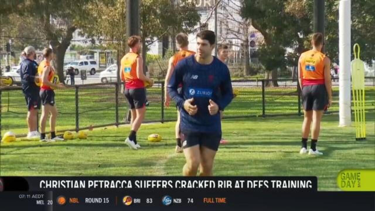 Petracca suffers cracked rib at training