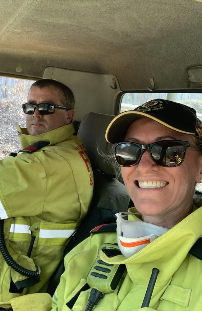 Claire Peberdy and her husband, Chris. Picture: Supplied.