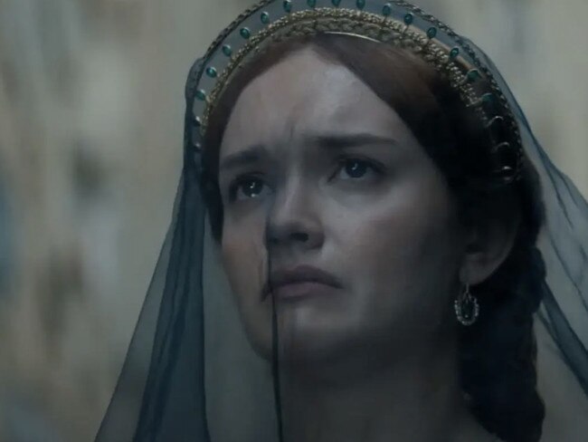 Alicent (Olivia Cooke) is Rhaenyra’s enemy now. Picture: HBO