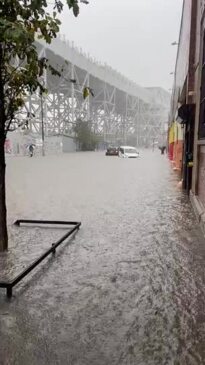 Cars Submerged in Brooklyn as Flash Flooding Paralyzes Parts of New York City