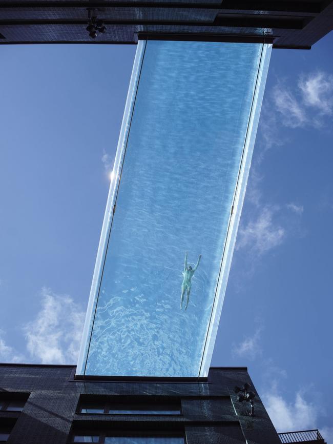 London’s Sky Pool proved popular with social media stars