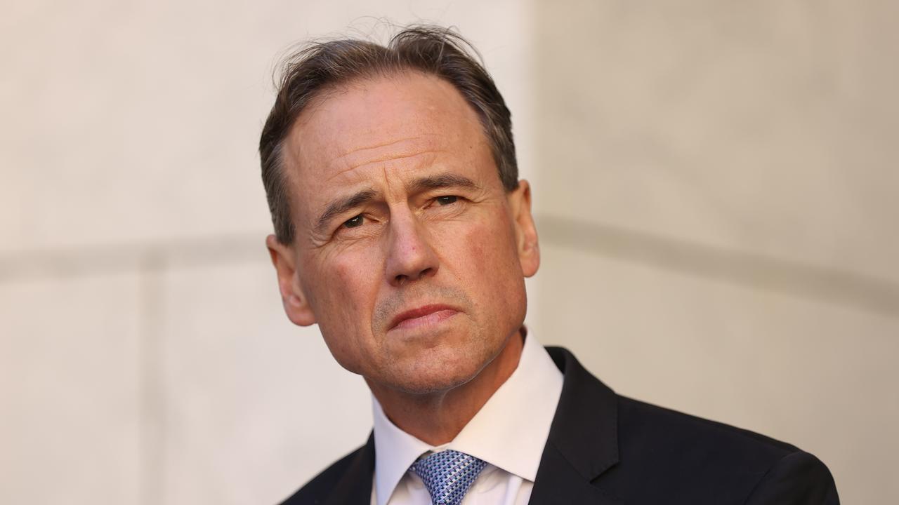 Greg Hunt Minister for Health revealed the proposal to the Coalition. Picture: NCA NewsWire/Gary Ramage