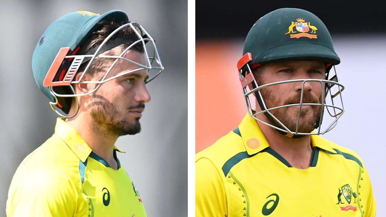 Aaron Finch and Marcus Stoinis are under the microscope. Picture: Getty