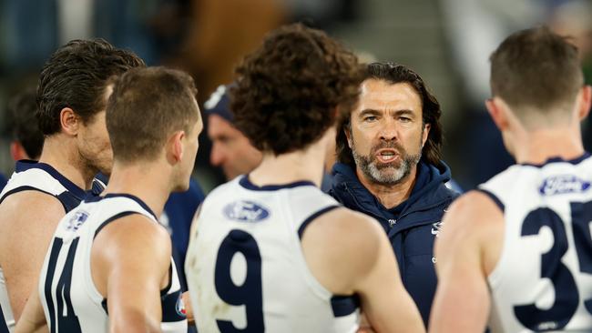 Chris Scott knew the Cats had to change the way they play. Picture: Michael Willson/AFL Photos via Getty Images