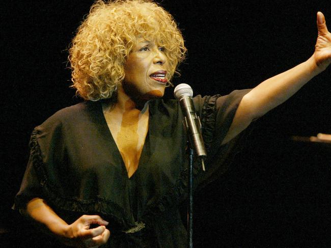 US singer Roberta Flack performs in San Sebastian in 2005. The singer died at 88 on Monday local time. Picture: AFP