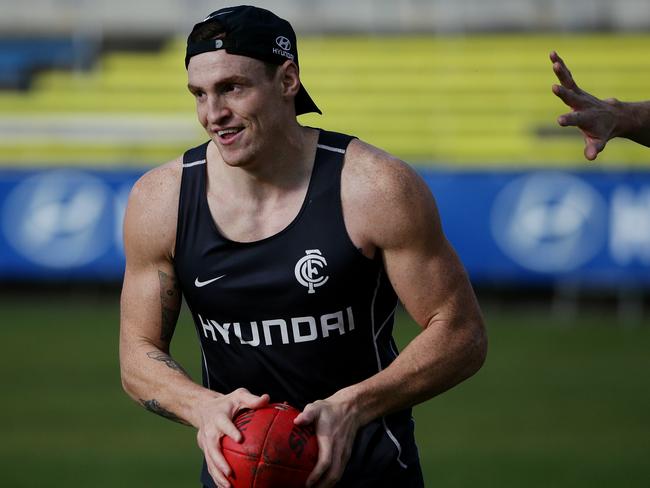 Some footy pundits believe Carlton should sack Mitch Robinson. Picture: Colleen Petch.