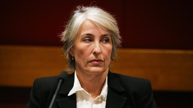DPP Sally Dowling SC took a tumble while riding one of her horses. Picture: Gaye Gerard