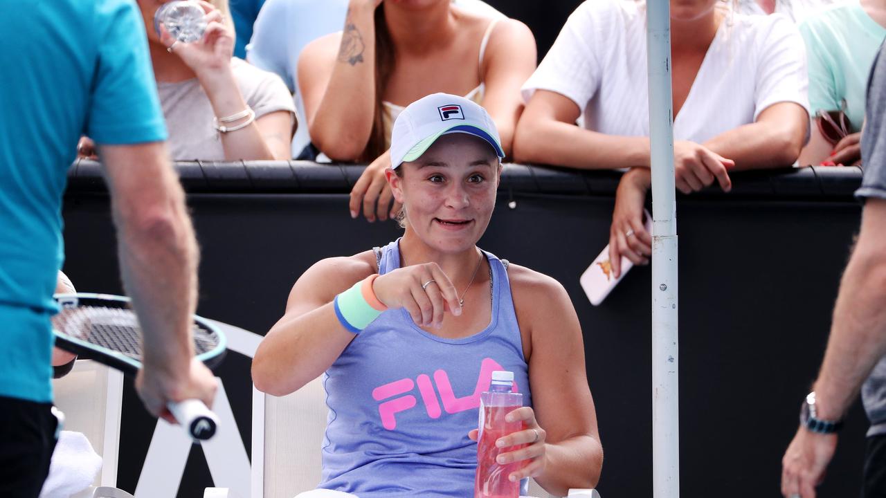 Ash Barty managed to carry the expections of an adoring Australian public through to the semi-finals of the 2020 Australian Open. Picture: Mark Stewart