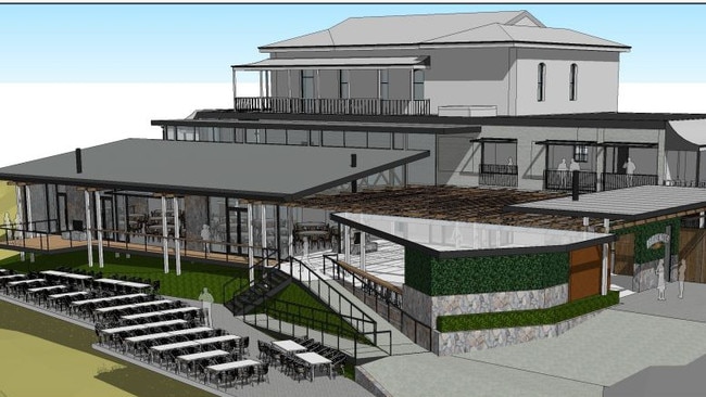 Concept image of the Bridgewater Inn expansion.