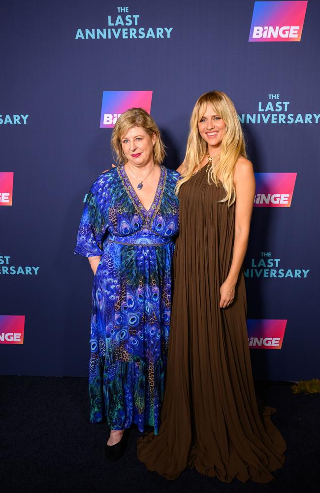Teresa Palmer and Liane Moriarty attend world premiere of The Last Anniversary.