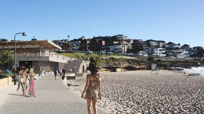 The beach promenade